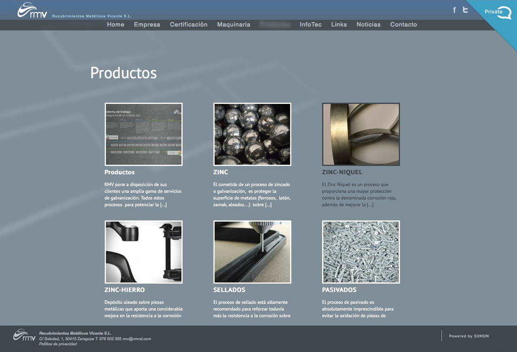 Últimos proyectos WEB