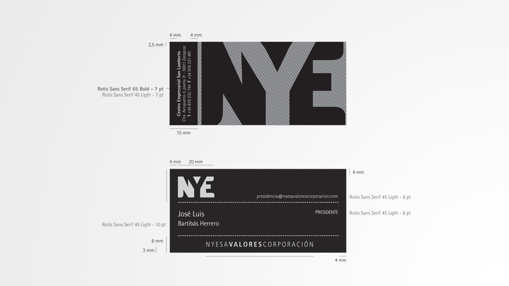 NYE - 3D, Branding