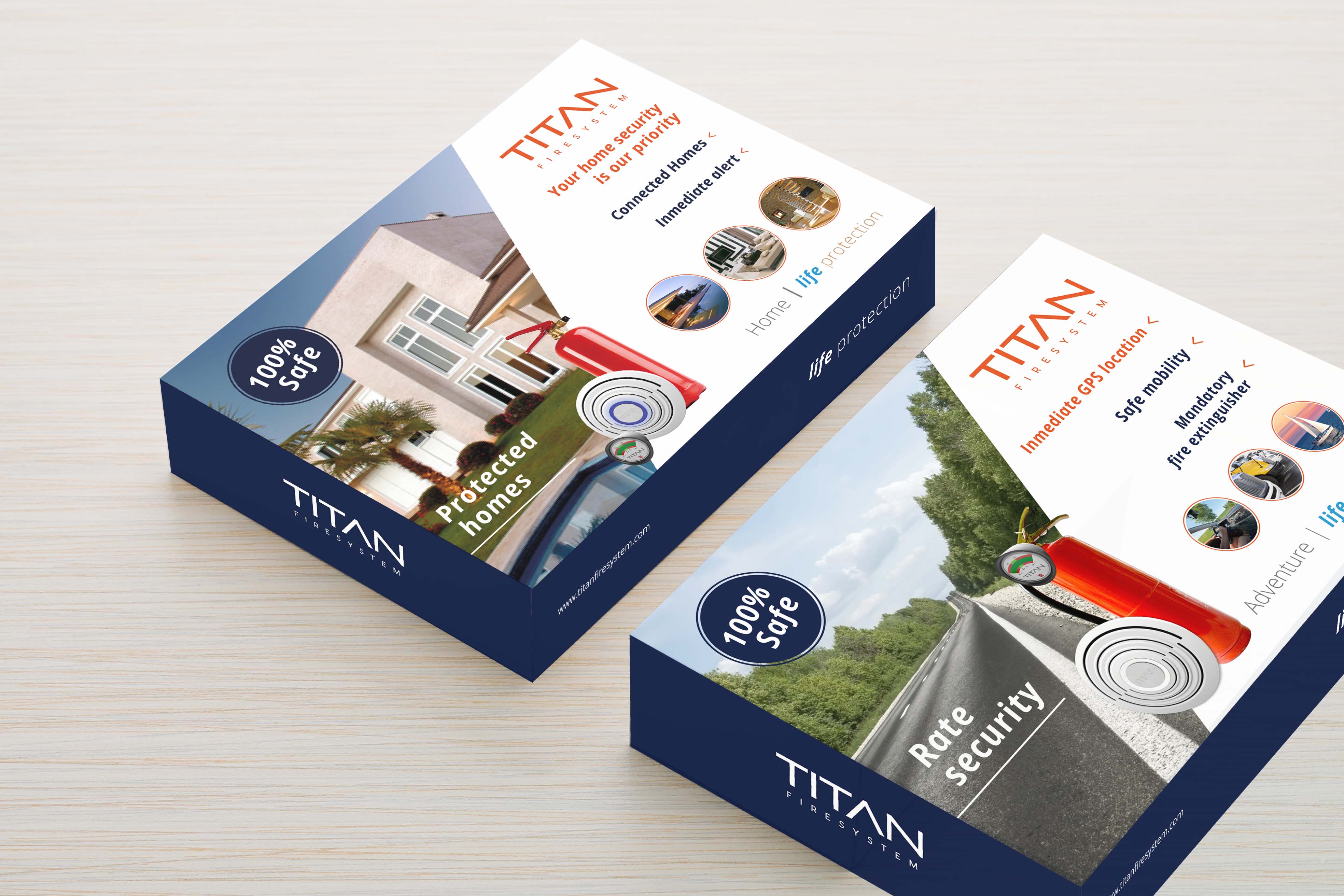 Packaging Titan Fire System - Gráfico
