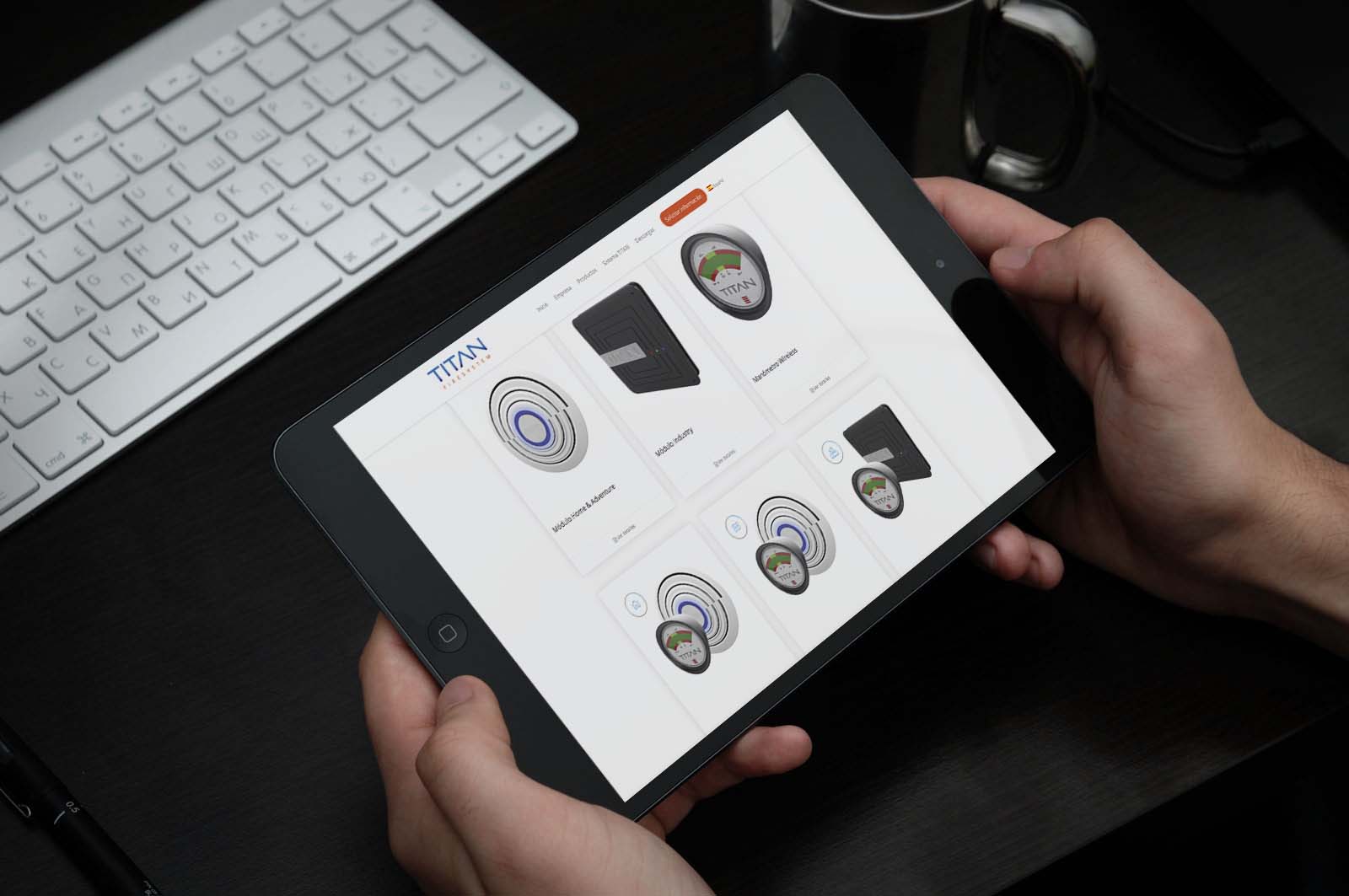 Sitio Web Titan Fire System - Web