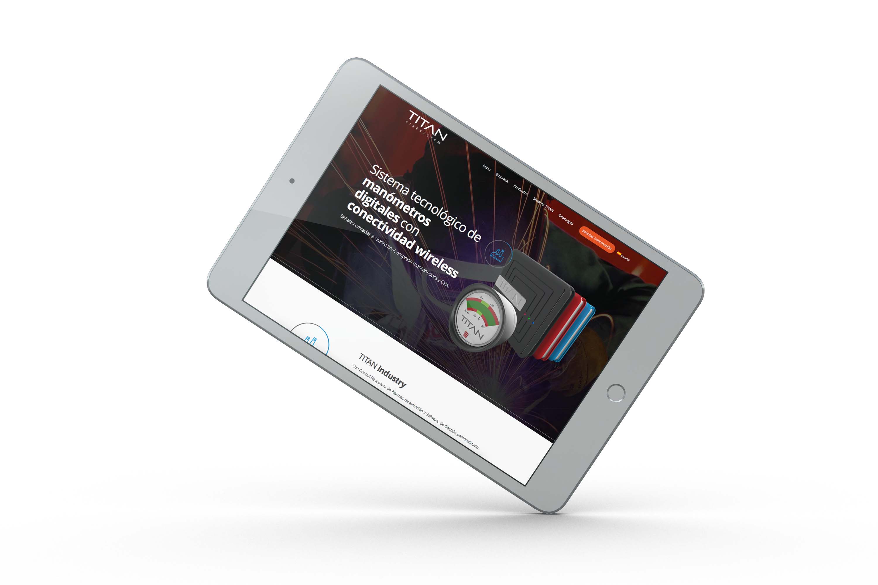 Sitio Web Titan Fire System - Web