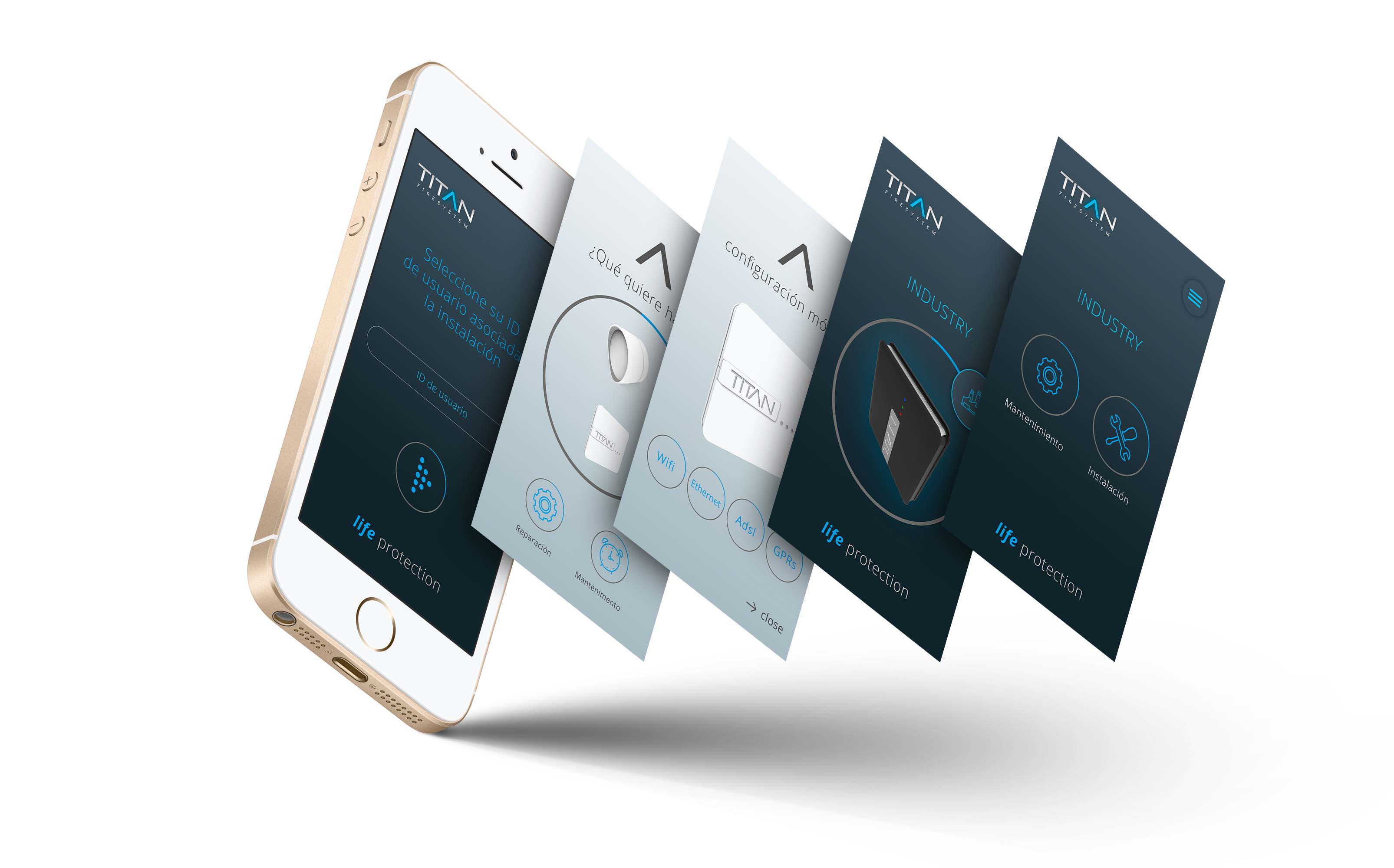 Diseño App Titan Fire System - Multimedia