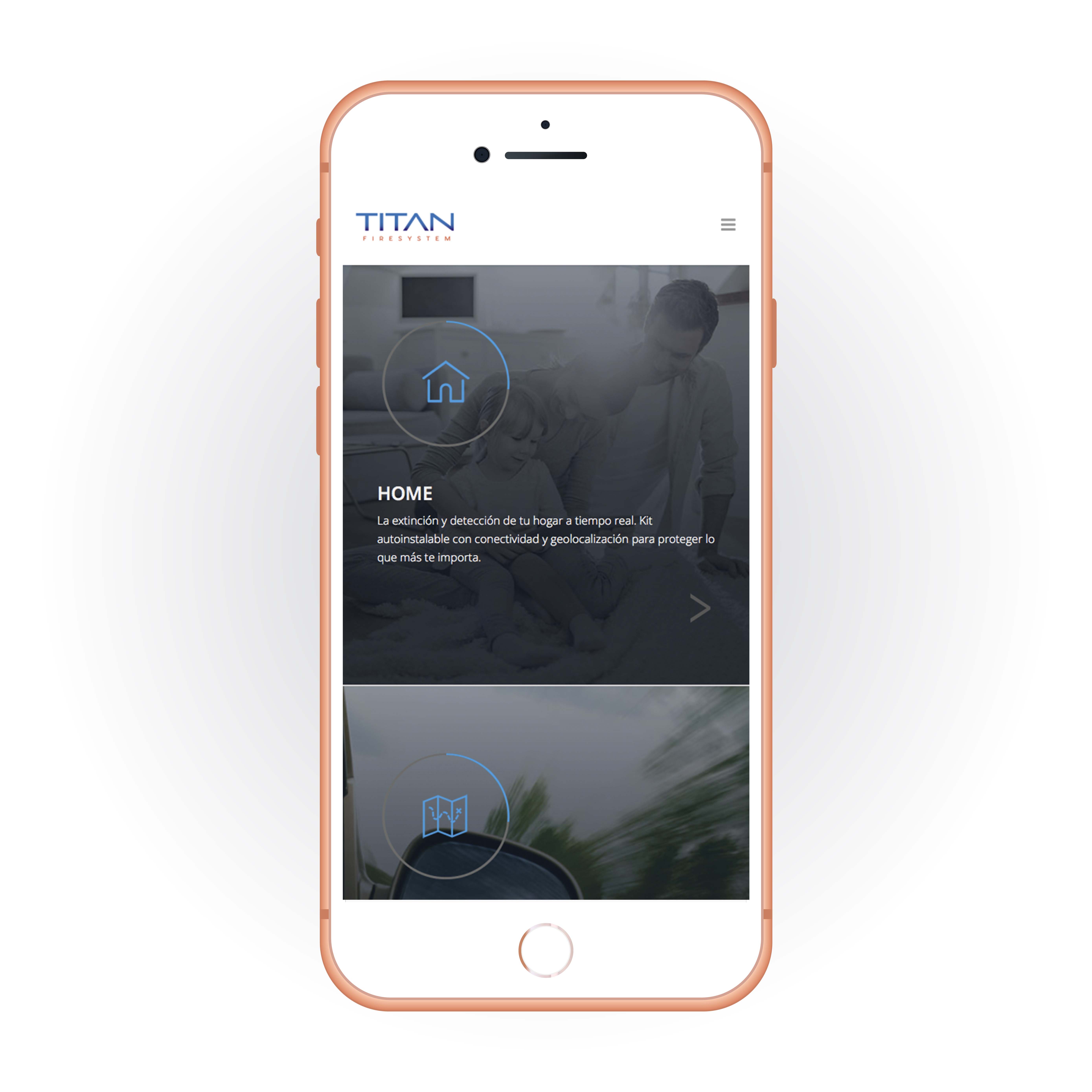 Sitio Web Titan Fire System - Web