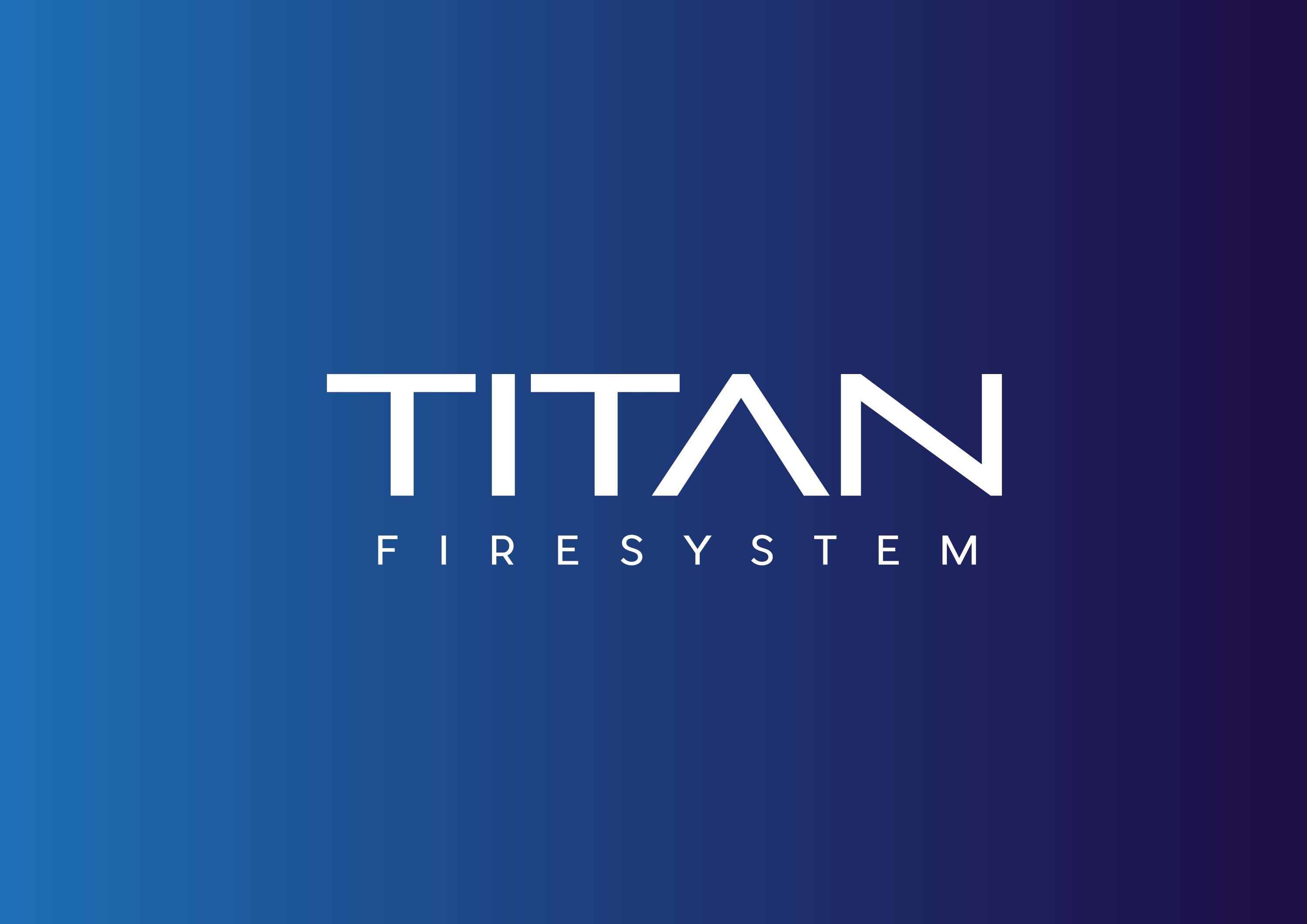 Imagen corporativa y aplicaciones Titan Fire System - Gráfico