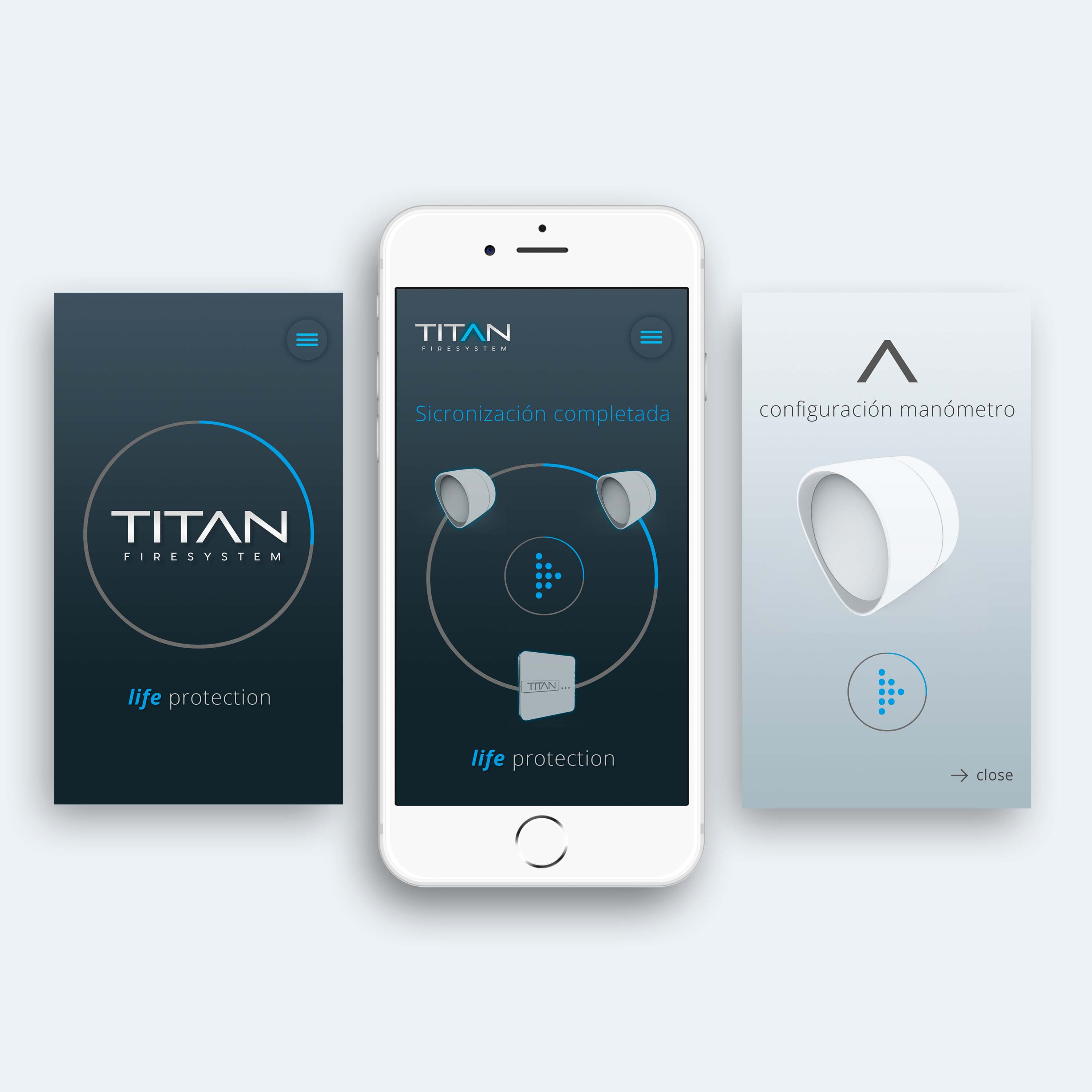 Diseño App Titan Fire System - Multimedia