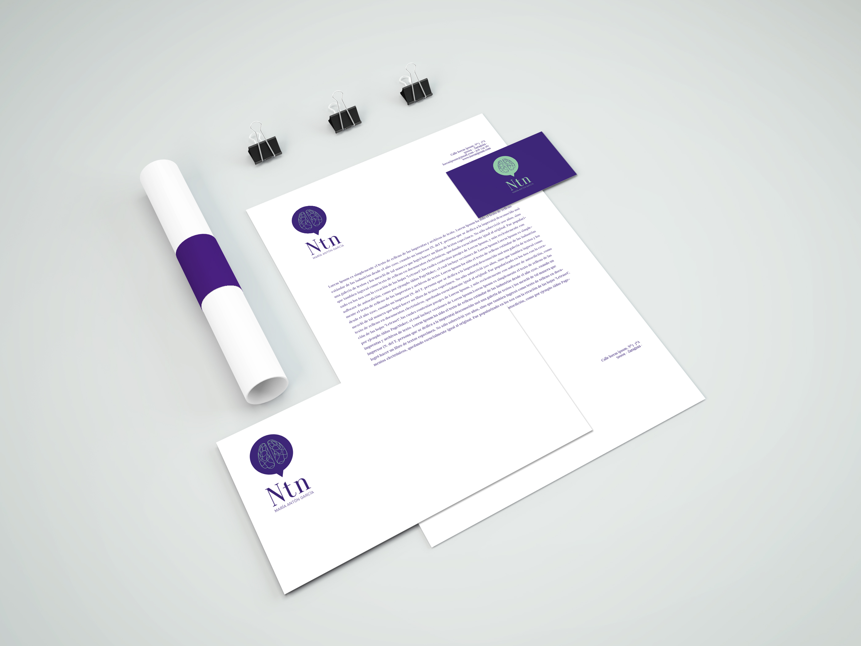 María Antón García – Psicóloga - Branding, Gráfico
